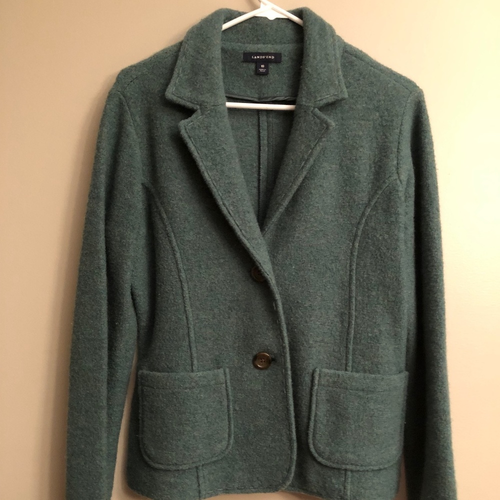 Final Sale: Wool Green Blazer